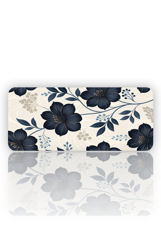 Gece Çiçekleri: Midnight Floral Mouse Pad