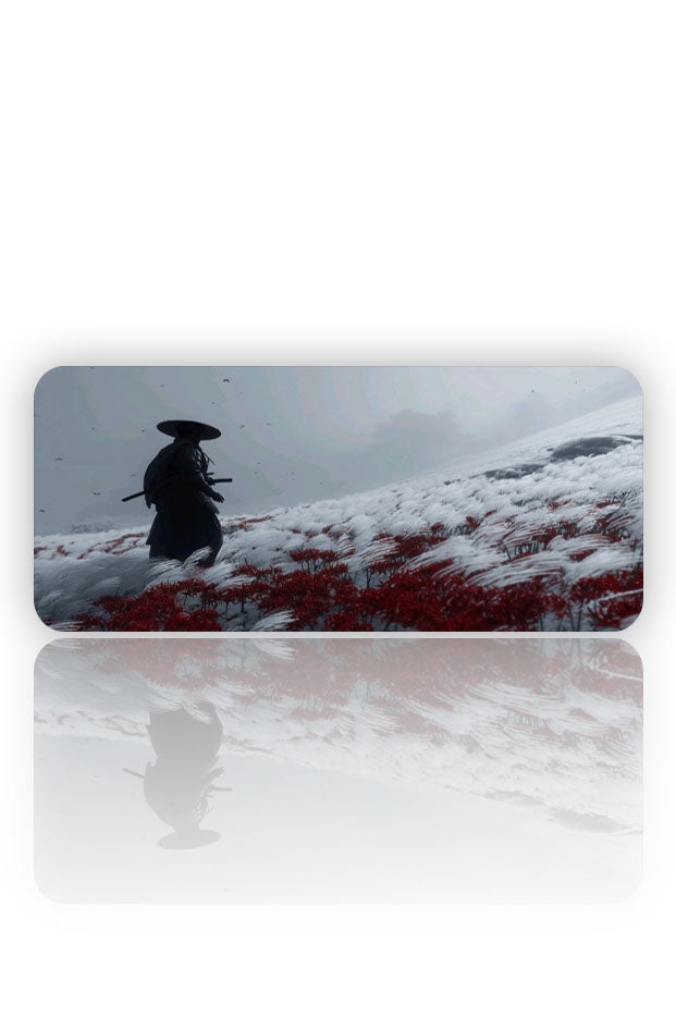 Onur Yolu: Samuray ve Kızıl Çiçek Bahçesi Mouse Pad