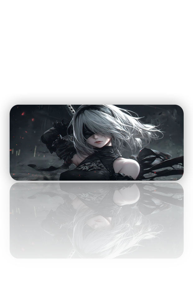 Gölge Savaşçısı: Distopik Estetik ve Anime Sanat Temalı Mouse Pad