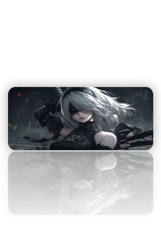 Gölge Savaşçısı: Distopik Estetik ve Anime Sanat Temalı Mouse Pad