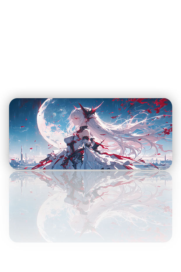 Ay Savaşçısı: Epik Anime Sanat Temalı Mouse Pad