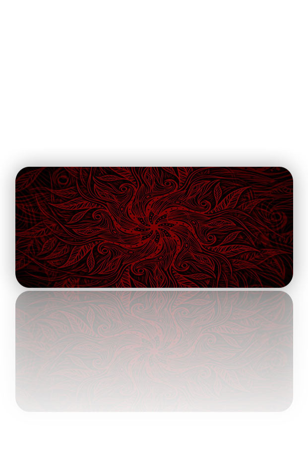 Kızıl Mandala: Gotik Sarmal Mouse Pad