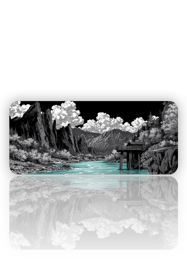 Zirve Dinginliği: Gri Dağlar Mouse Pad