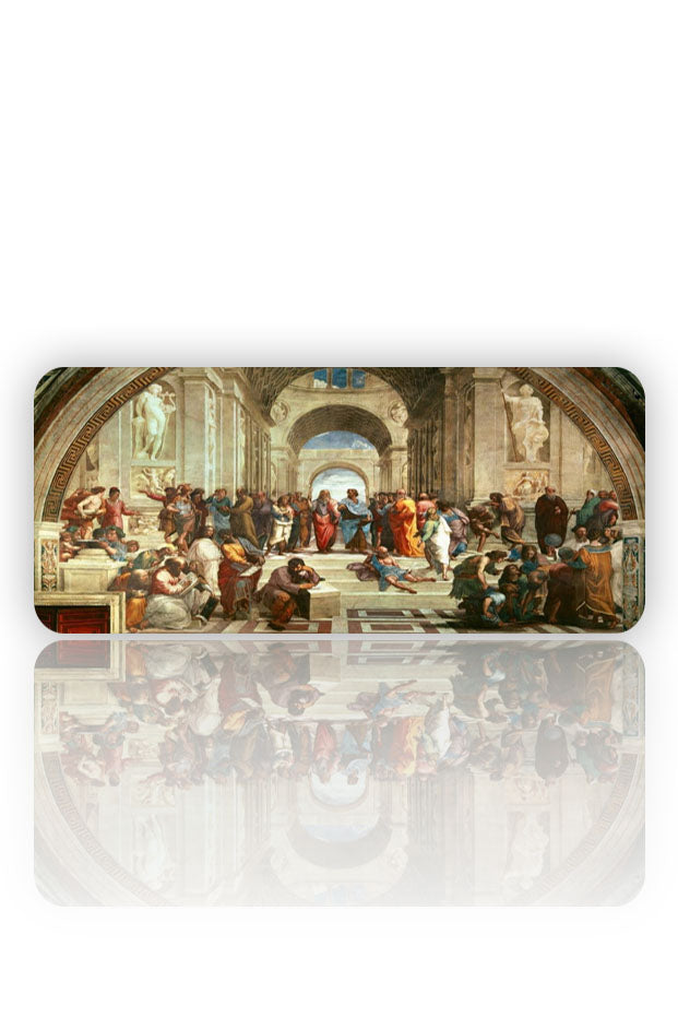 Atina Okulu: Bilgeliğin Zirvesi Mouse Pad