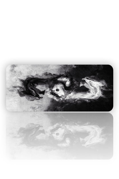 Yin Yang Ejderhası: Denge ve Güç Mouse Pad