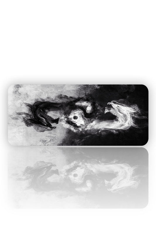 Yin Yang Ejderhası: Denge ve Güç Mouse Pad