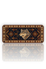 Bozkırın Ruhu: Kurt Motifli Geleneksel Mouse Pad