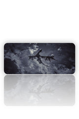 Gece Kanadı: Ejderha Silüeti Mouse Pad