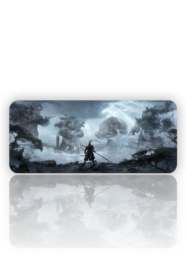 Tanrıların Karşısında: Yalnız Savaşçı Mouse Pad