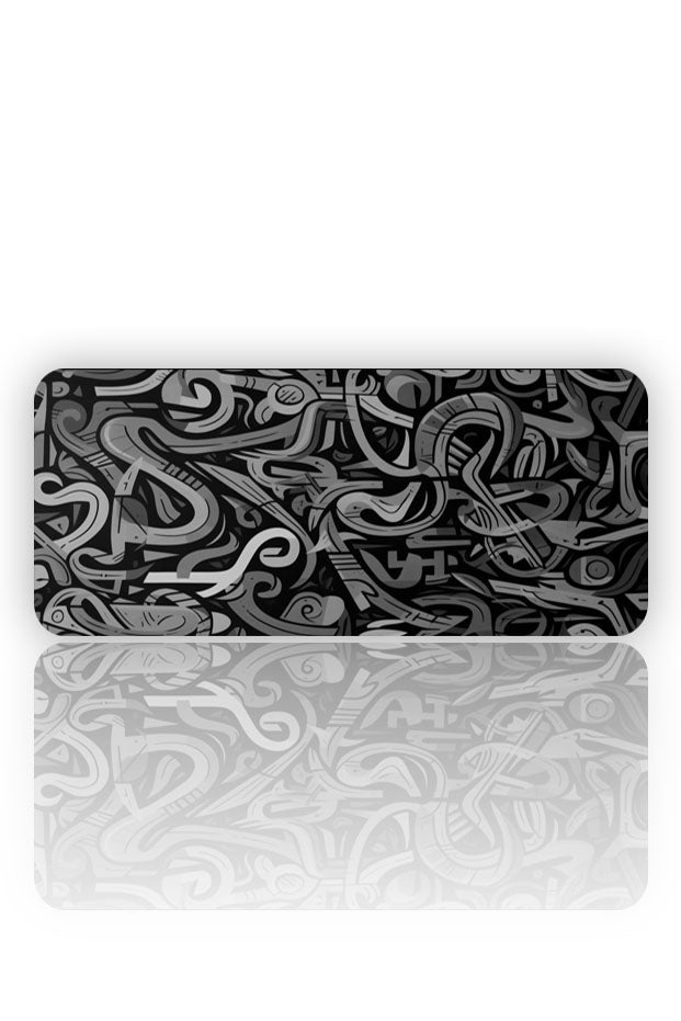 Gri Labirent: Sonsuz Desen Mouse Pad