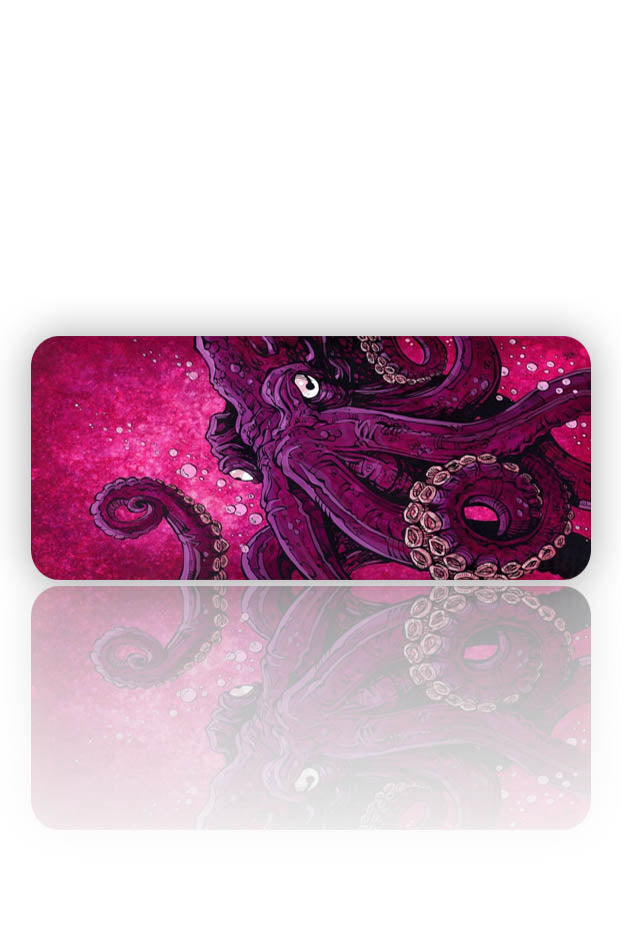 Pembe Kraken: Derinlerin Kraliçesi Mouse Pad