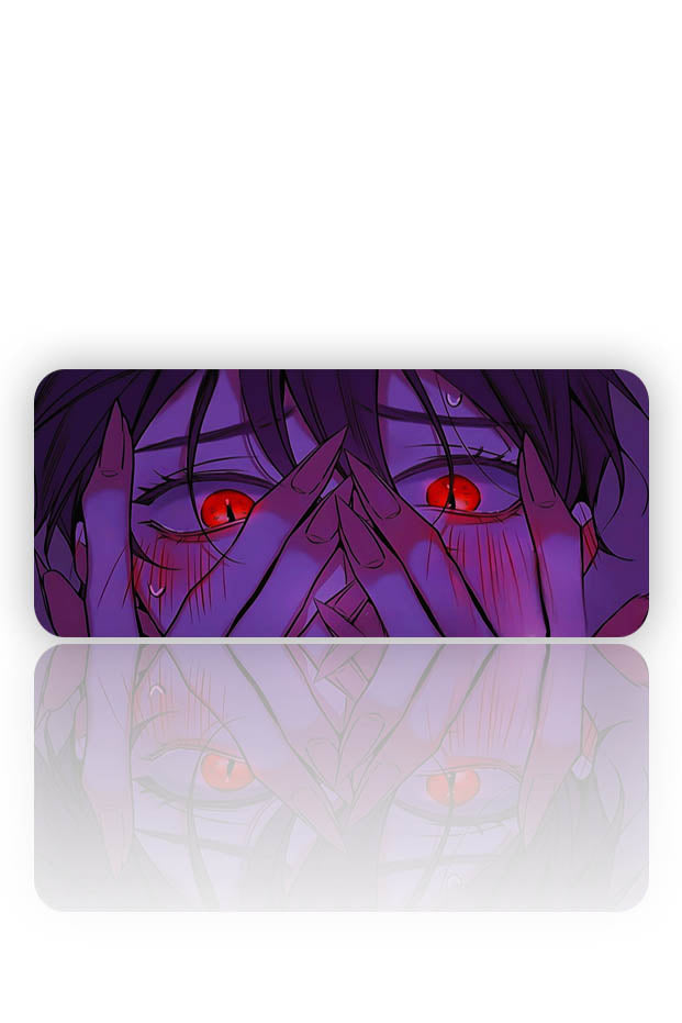 Kızıl Bakış: Karanlık Anime Tanrısı Mouse Pad
