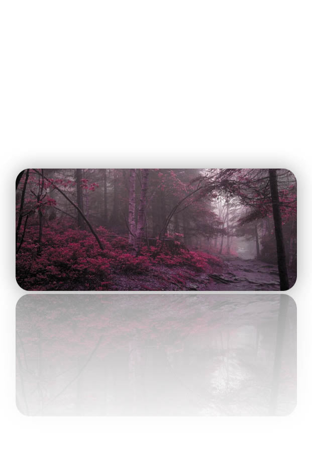 Büyülü Orman – Mor Sis Mouse Pad