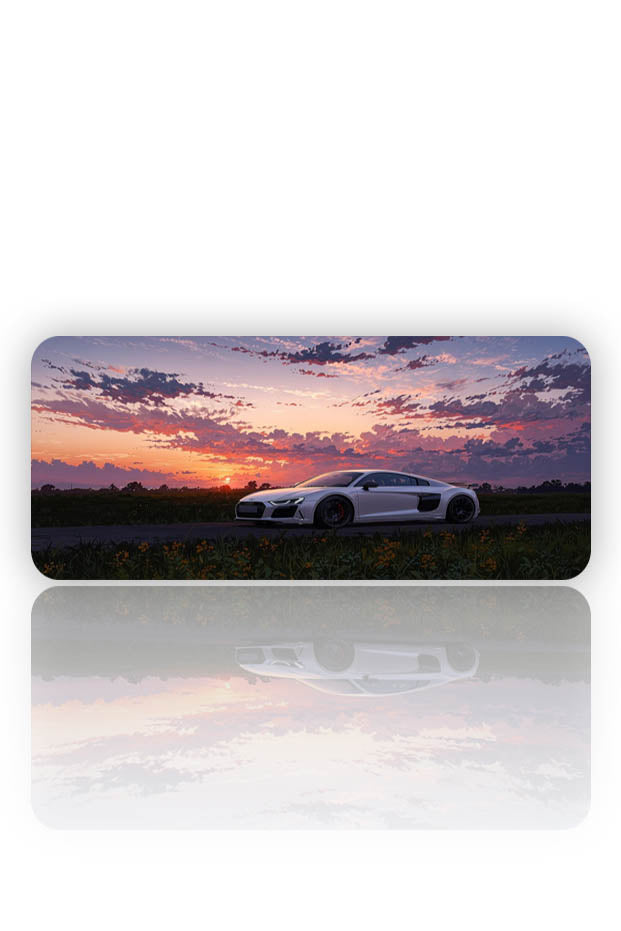 Gün Batımı Yolu – Audi R8 Mouse Pad