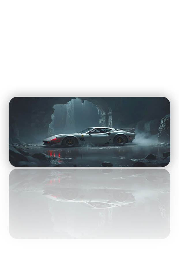 Karanlık Viraj – Klasik Ferrari Harabe Mouse Pad