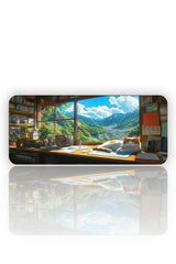 Huzurun Köşesi – Kitaplıklı Kedi Mouse Pad
