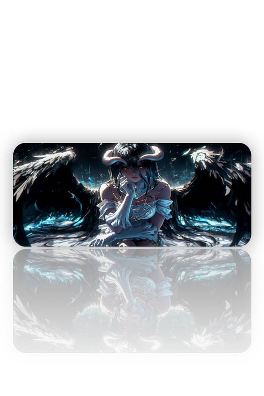 Karanlık Kraliçe – Boynuzlu Anime Tanrıça Mouse Pad