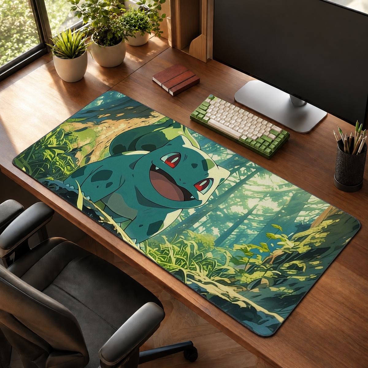 Bulbasaur Orman Macerası Pokemon Mouse Pad
