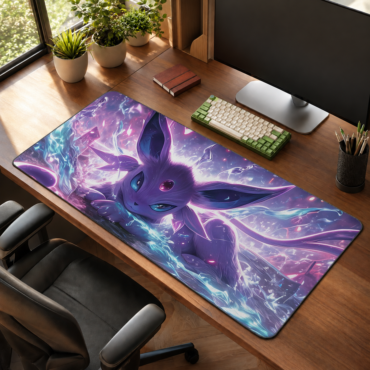 Espeon Kozmik Enerji Pokemon Mouse Pad