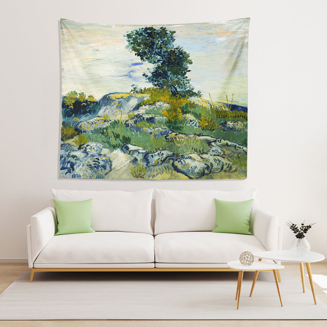 Van Gogh - Kayalar Duvar Örtüsü