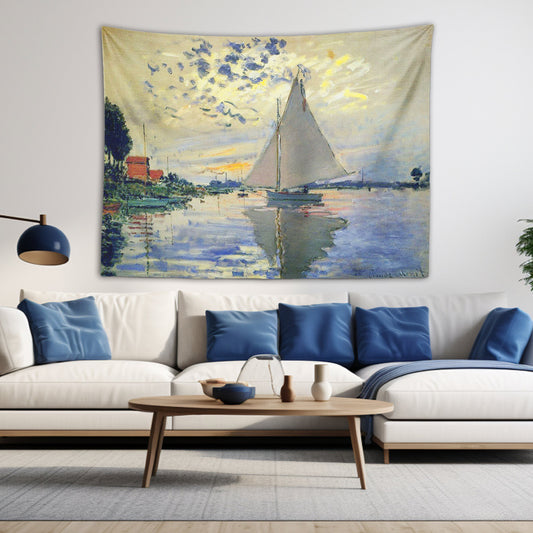 Sailboats - Claude Monet Duvar Örtüsü