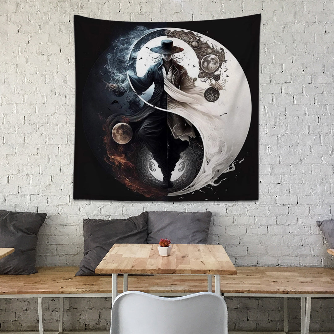 Yin Yang Spell Duvar Örtüsü