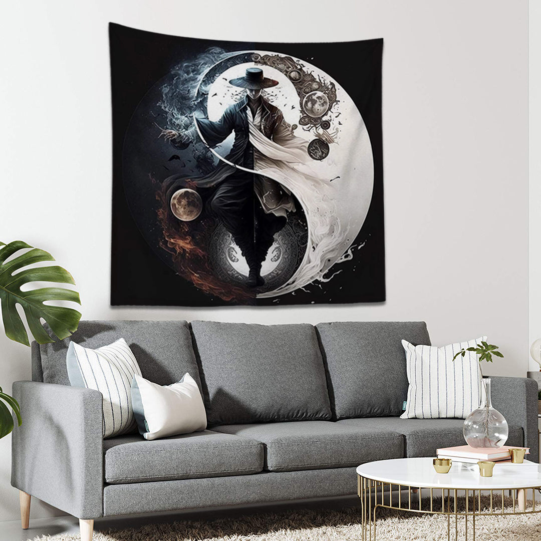 Yin Yang Spell Duvar Örtüsü