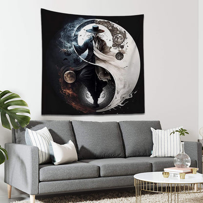 Yin Yang Spell Duvar Örtüsü