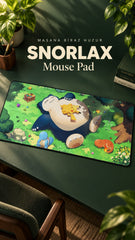 Pikachu & Snorlax Pokemon Mouse Pad