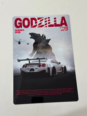 Nissan GT-R R35 Nismo Godzilla Metal Duvar Tablosu