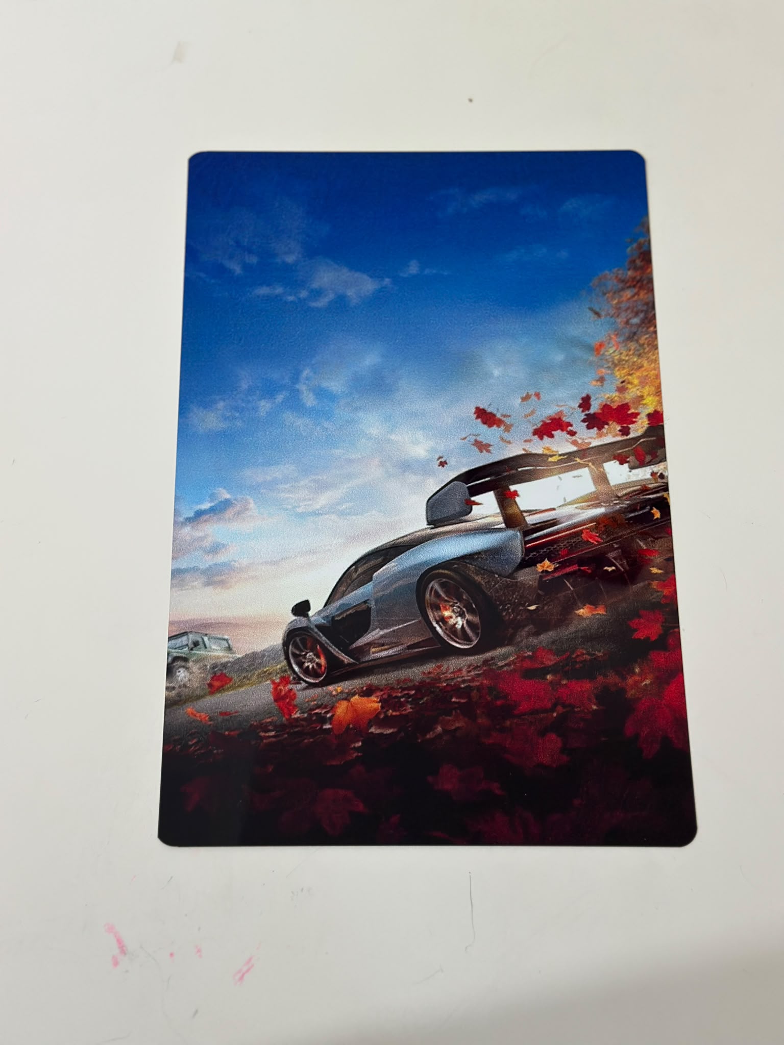 Forza Horizon 4 McLaren Senna Autumn Metal Duvar Tablosu