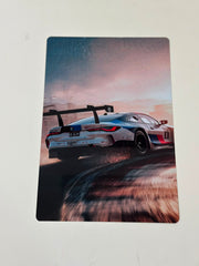 BMW M4 GT3 Apex Drift Sunset Metal Duvar Tablosu