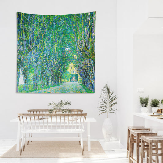 Schloss Kammer Park Bulvarı, 1912, Gustav Klimt Duvar Örtüsü