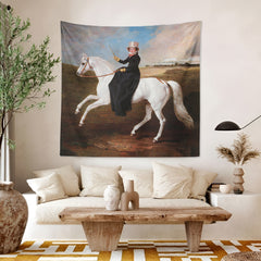 Riding Sidesaddle(At) Duvar Örtüsü