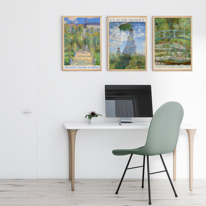 Claude Monet-I 3'lü Set