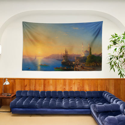 A Game of L'hombre in Brøndums Hotel Wall Covering - 130cm x 100cm