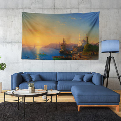 A Game of L'hombre in Brøndums Hotel Wall Covering - 130cm x 100cm