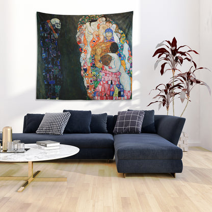 Ölüm ve Yaşam-Death and Life, Gustav Klimt Duvar Örtüsü