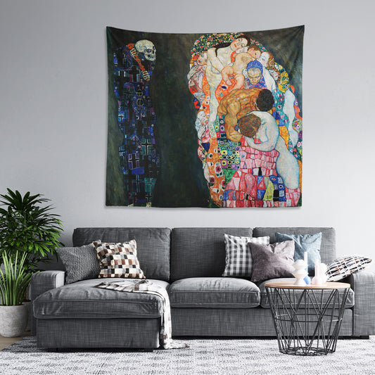 Ölüm ve Yaşam-Death and Life, Gustav Klimt Duvar Örtüsü