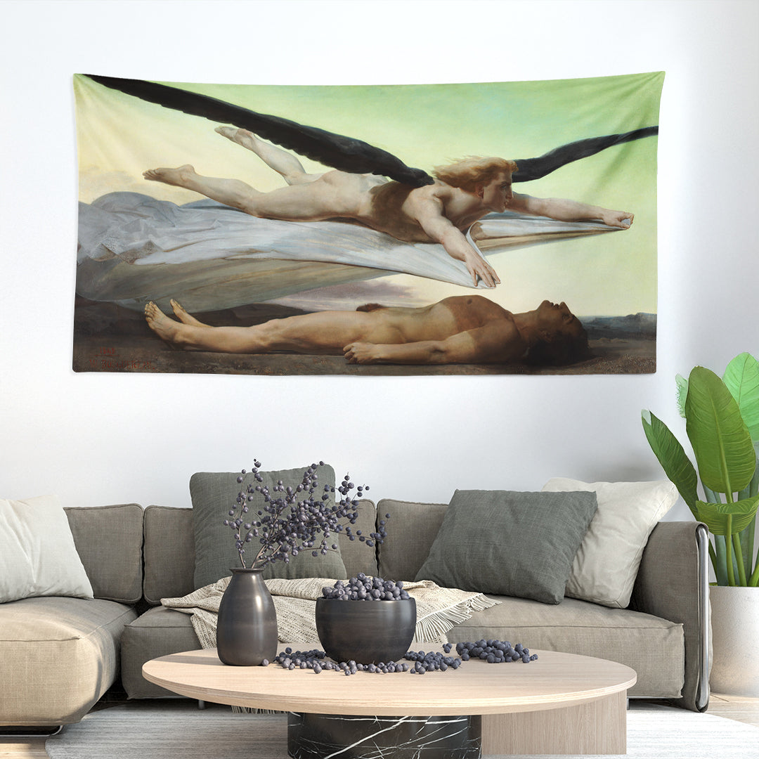 Ölümden Önce Eşitlik, William-Adolphe Bouguereau Duvar Örtüsü