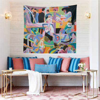 Flower Power Duvar Örtüsü