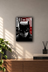 Batman Dark Knight Comic Halftone Metal Duvar Tablosu