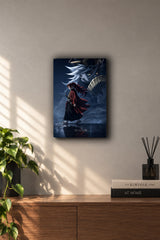 Demon Slayer Yoriichi & Doma Shadow Anime Metal Duvar Tablosu