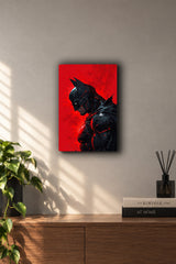 The Batman Crimson Shadow Metal Duvar Tablosu