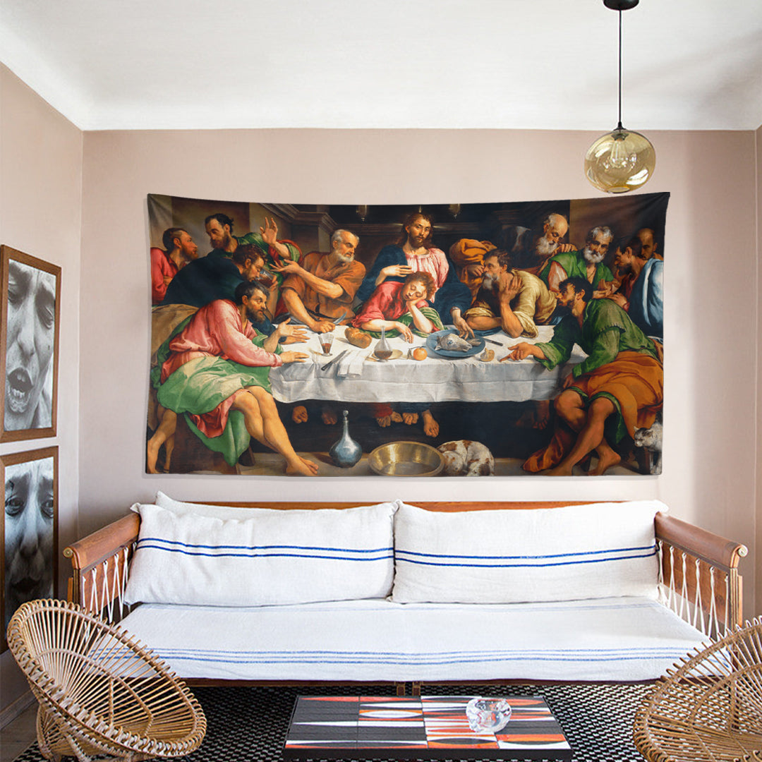 Jacopo da Ponte - The Last Supper (Son Akşam Yemeği) Duvar Örtüsü