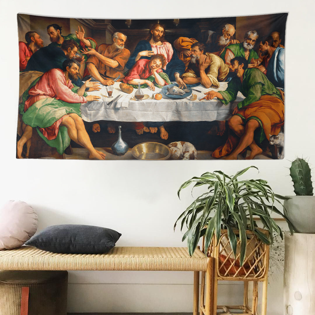 Jacopo da Ponte - The Last Supper (Son Akşam Yemeği) Duvar Örtüsü