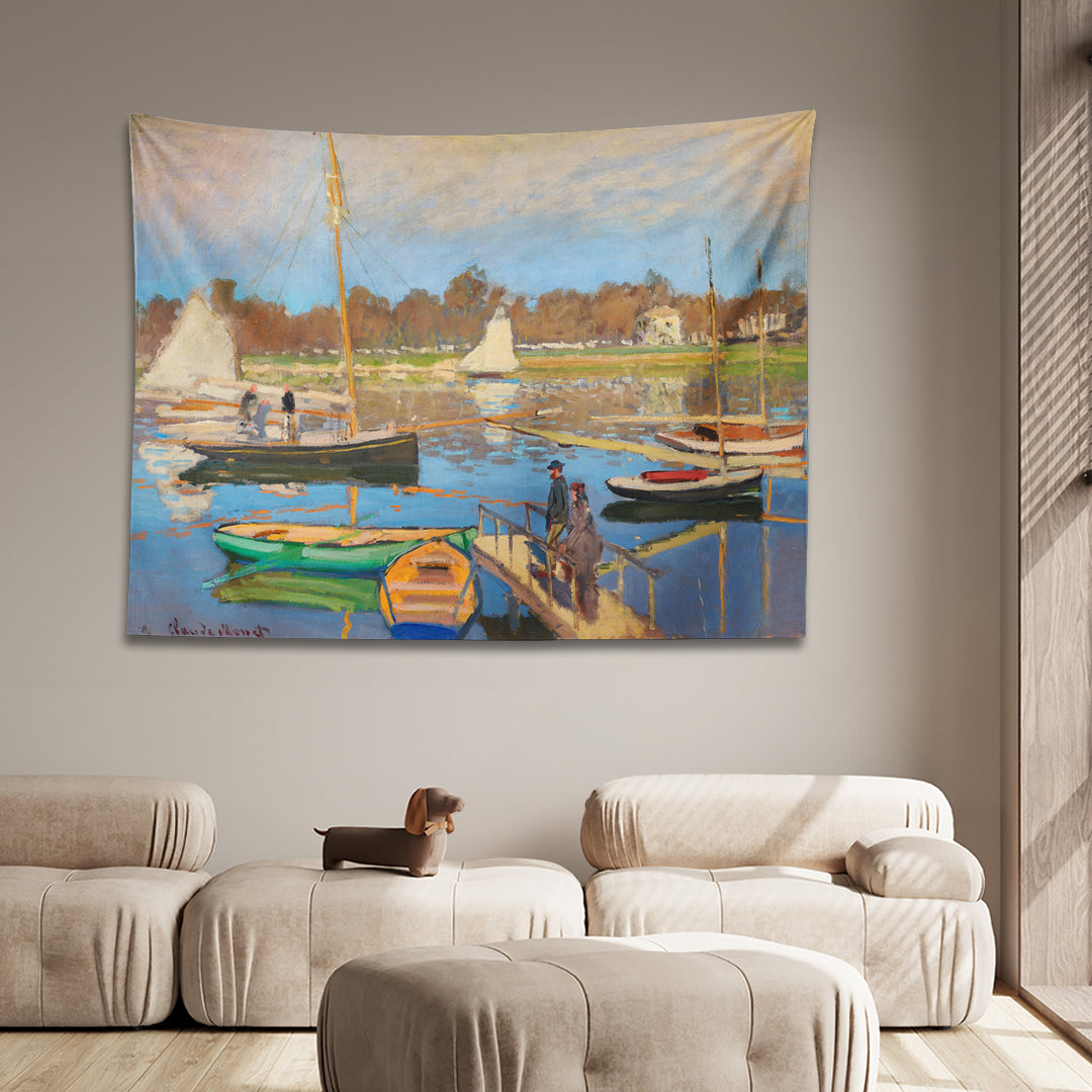 Argenteuil'deki Havza, Claude Monet Duvar Örtüsü