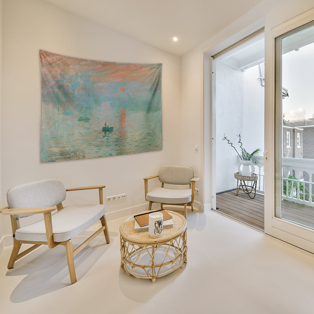 Sunrise,Claude Monet Wall Covering 130x100 cm