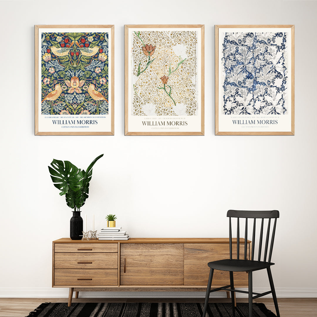 William Morris-I  3'lü Set