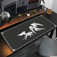 Ares & Lion Mouse Pad